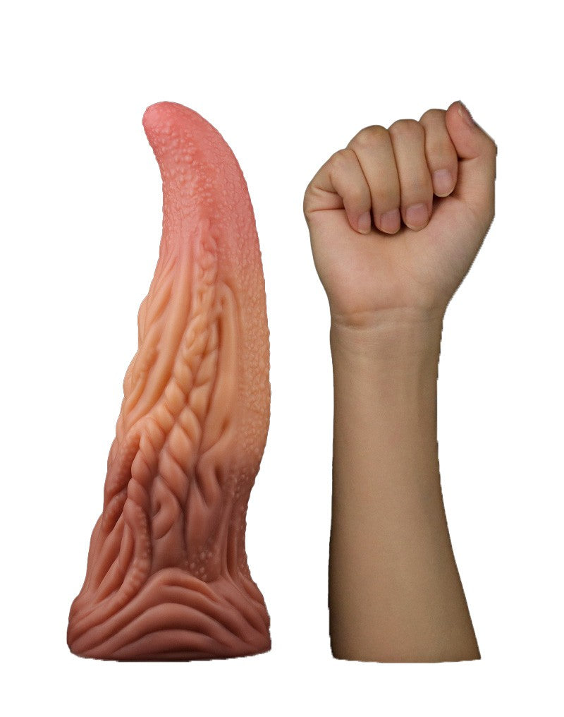 LoveToy - Dildo with Tongue 10" / 25.4 cm