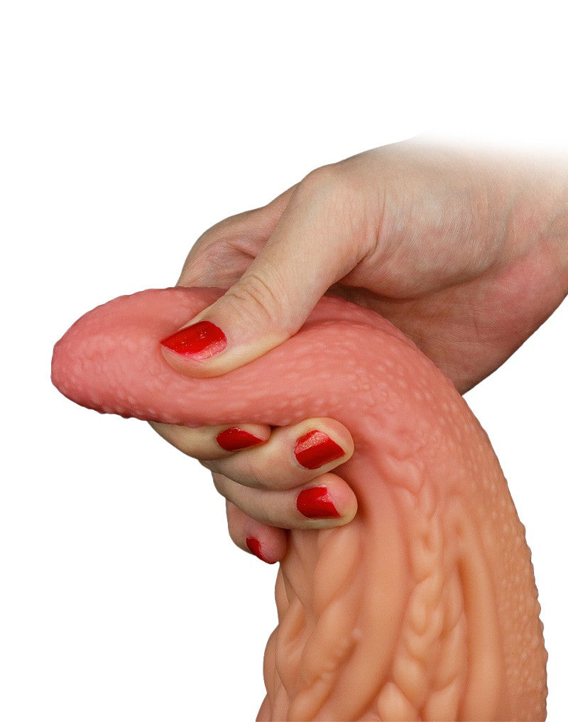 LoveToy - Dildo with Tongue 10" / 25.4 cm