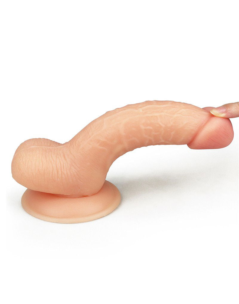 The Ultra Soft Dude Dildo Realista 18 cm (Ø 3,9 cm) – Nude