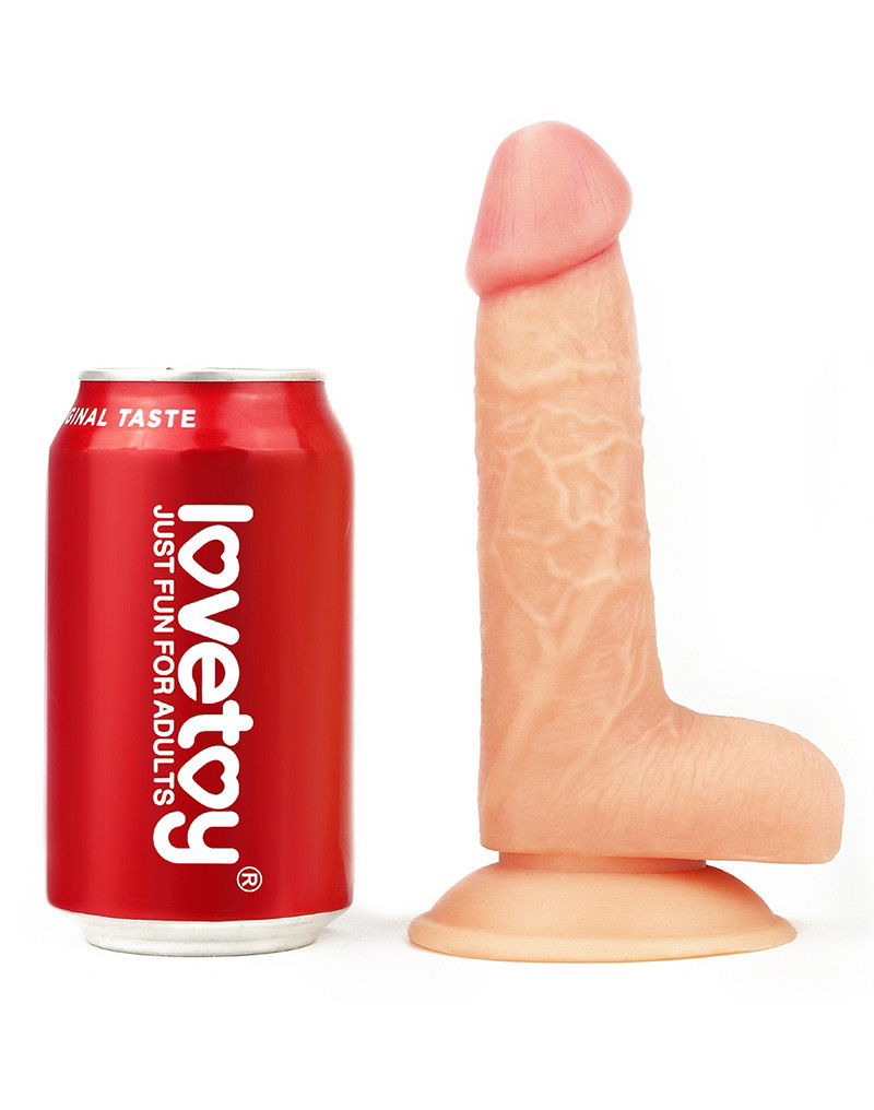The Ultra Soft Dude Dildo Realista 18 cm (Ø 3,9 cm) – Nude