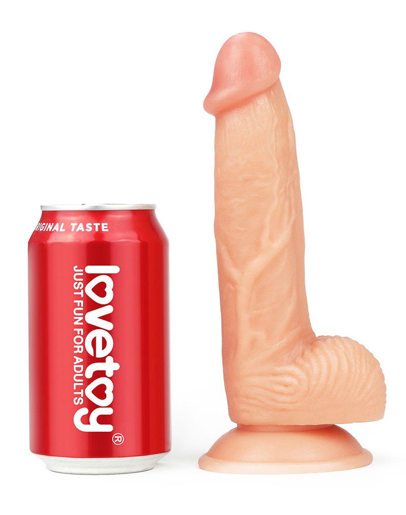 The Ultra Soft Dude Dildo Realista 20,5 cm (Ø 3,5 cm) – Nude