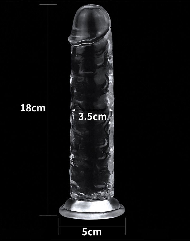 LoveToy – Flawless Clear Dildo (18 cm)