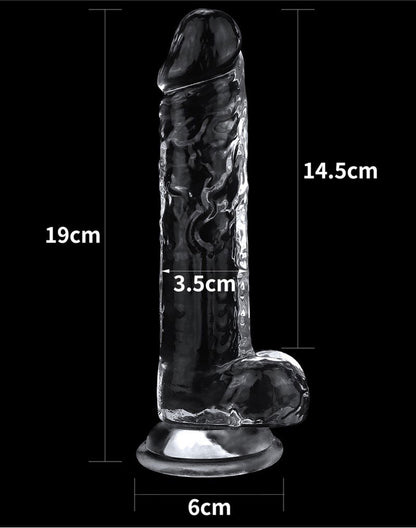 LoveToy – Flawless Clear Dildo (19 cm)