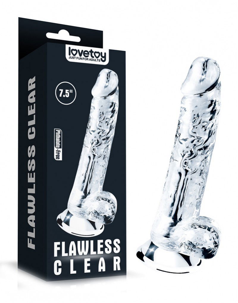 LoveToy – Flawless Clear Dildo (19 cm)