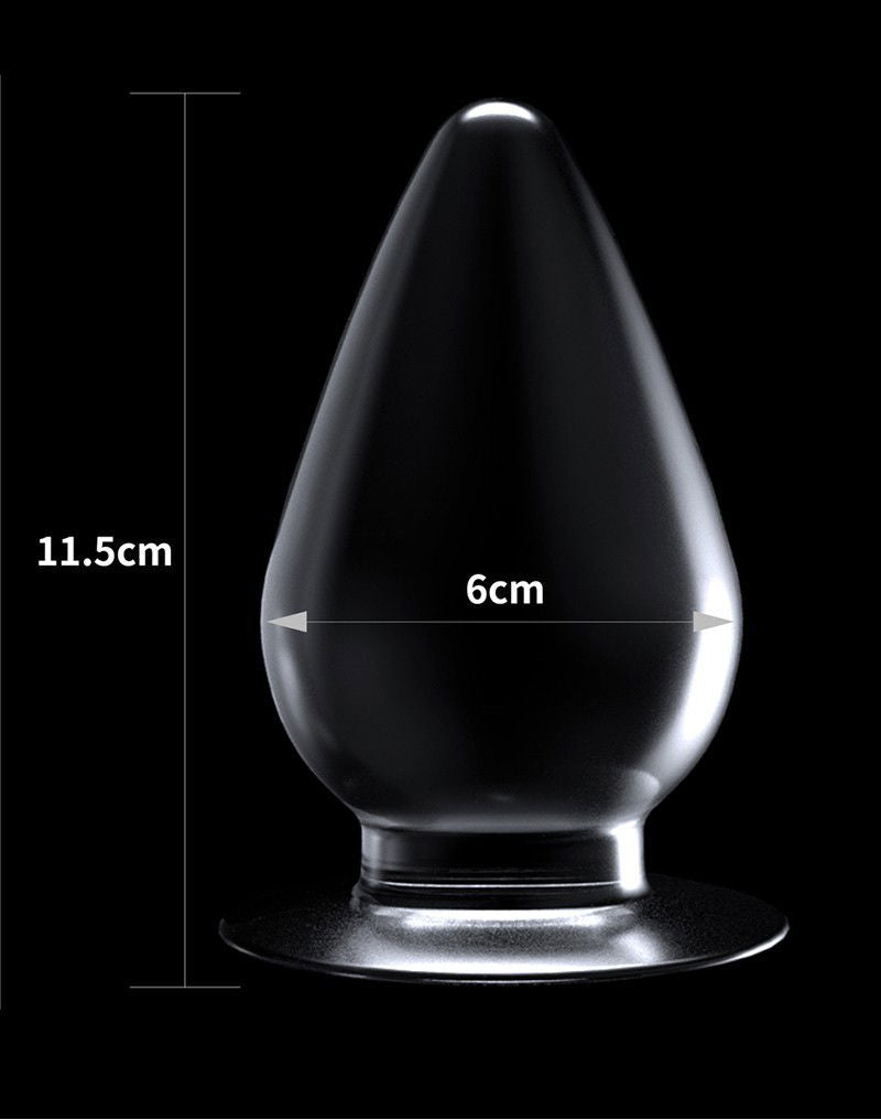 LoveToy Flawless Clear Anal Plug 11,5 cm