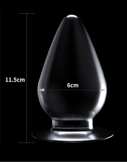 LoveToy Flawless Clear Anal Plug 11,5 cm