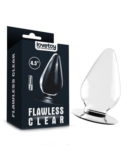 LoveToy Flawless Clear Anal Plug 11,5 cm