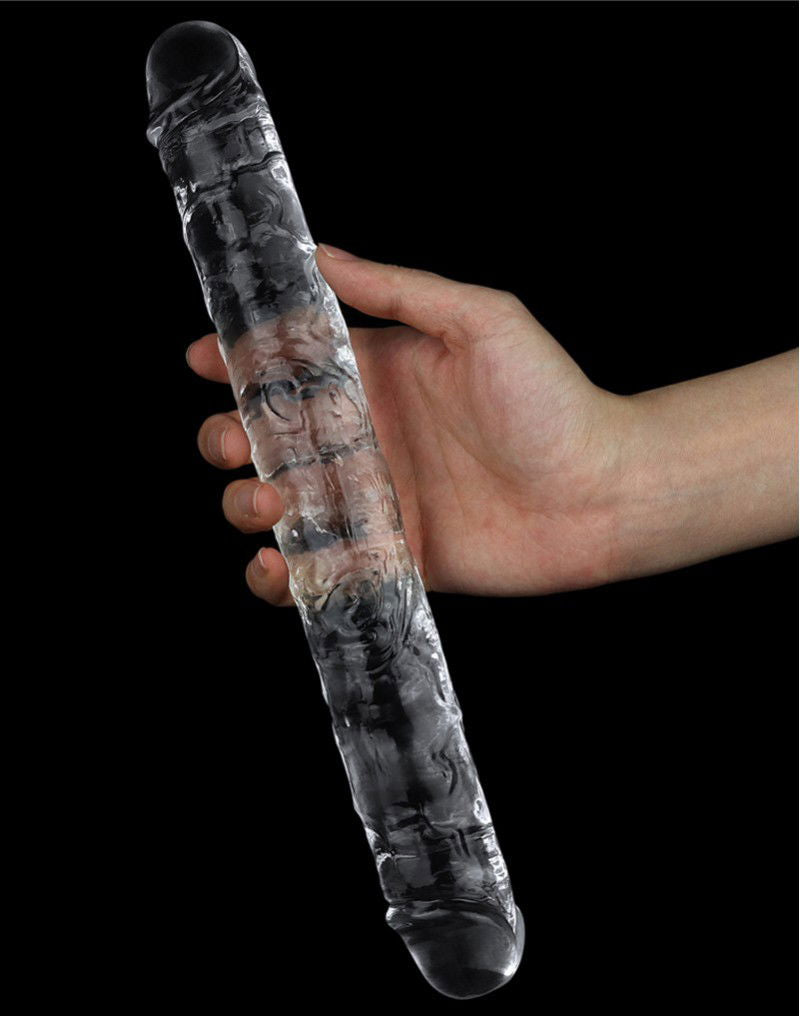 LoveToy – Flawless Clear Double Dildo 30 cm (Transparent)