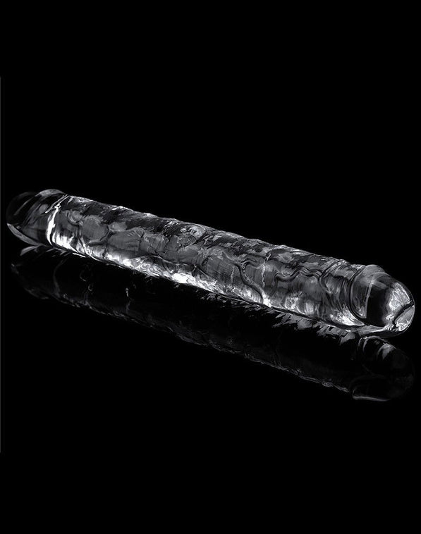 LoveToy – Flawless Clear Double Dildo 30 cm (Transparente)