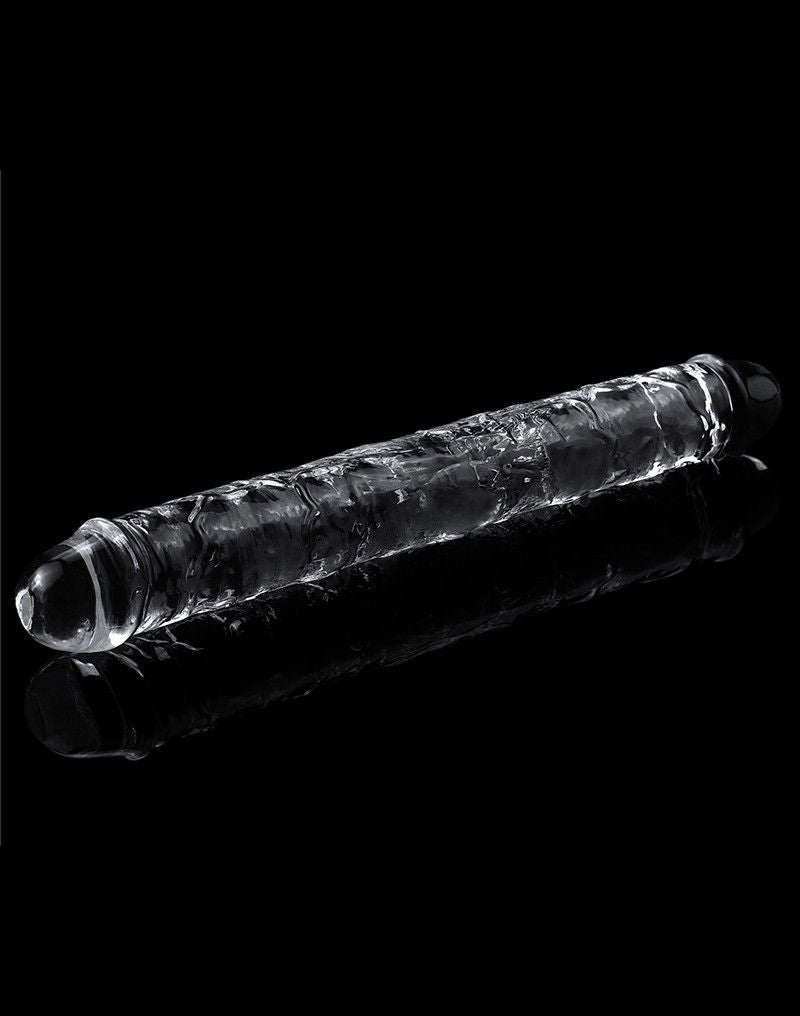 LoveToy – Flawless Clear Double Dildo 30 cm (Transparent)