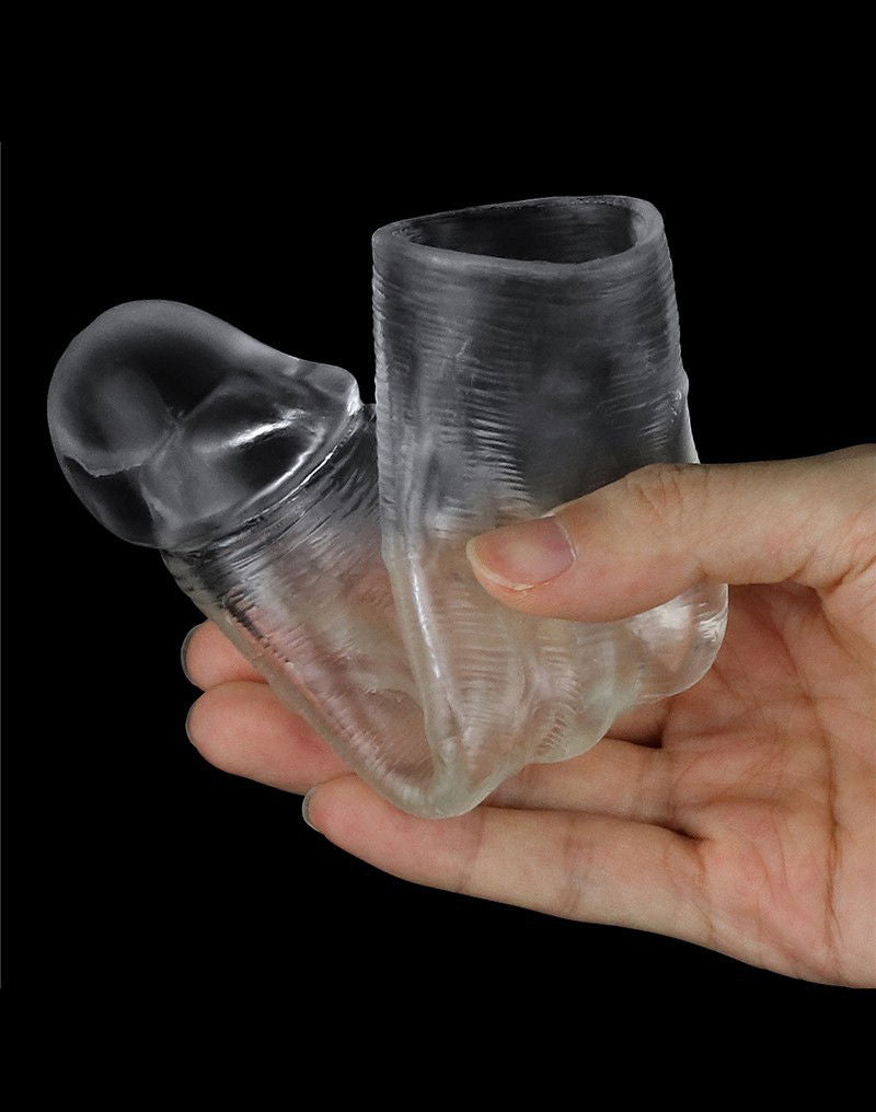 LoveToy – Flawless Clear Penis Sleeve +2.5 cm (Transparent)
