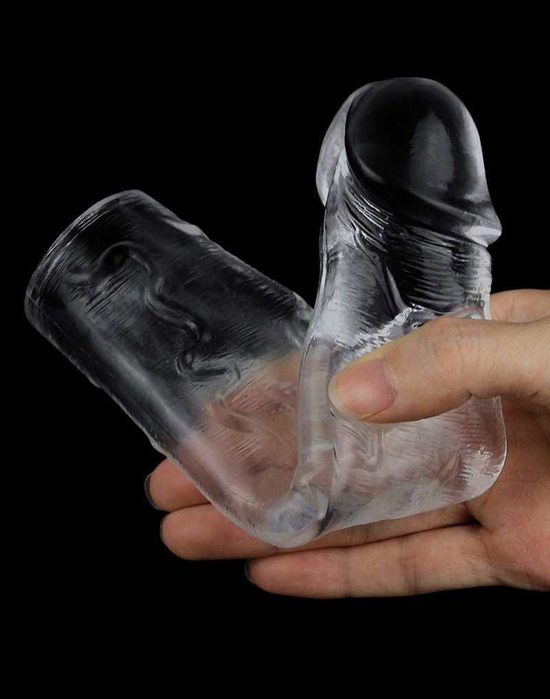 LoveToy – Flawless Clear Penis Sleeve +5 cm (Transparent)