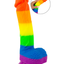 PRIDE! – Dildo de silicona multicolor con ventosa
