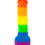 PRIDE! – Dildo de silicona multicolor con ventosa