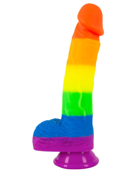 PRIDE! – Dildo de silicona multicolor con ventosa