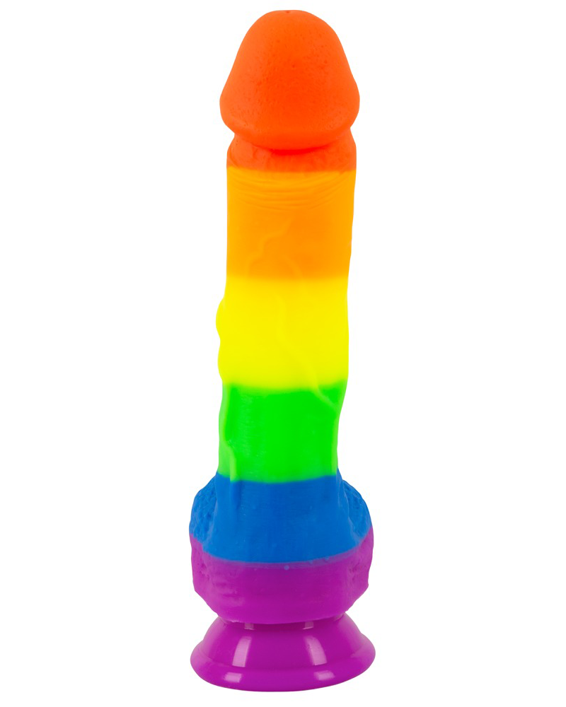 PRIDE! – Dildo de silicona multicolor con ventosa