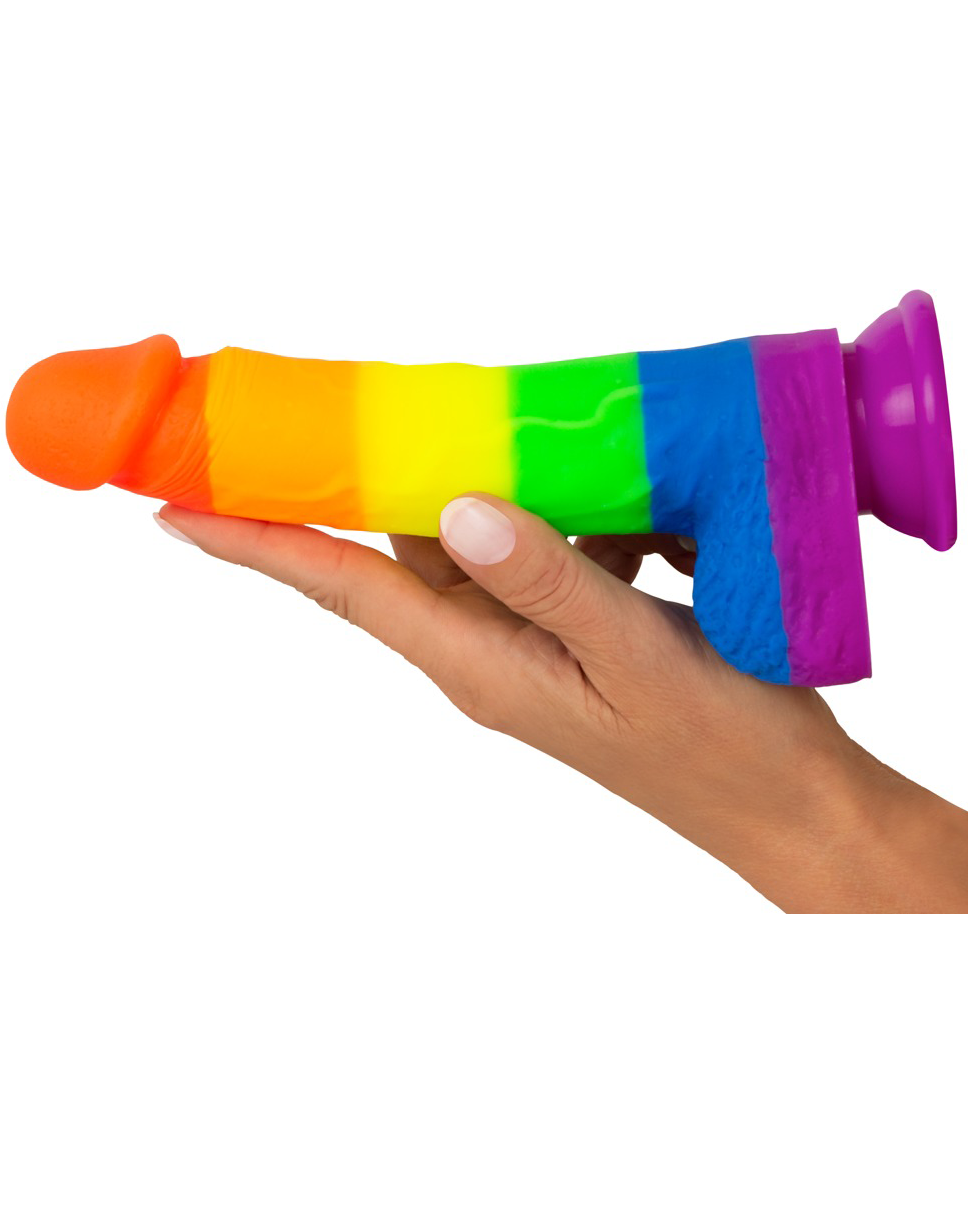 PRIDE! – Dildo de silicona multicolor con ventosa