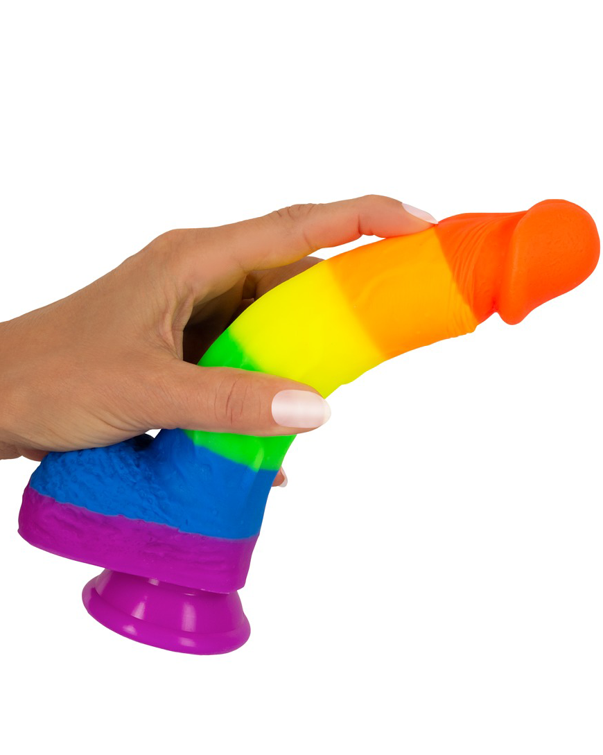 PRIDE! – Dildo de silicona multicolor con ventosa