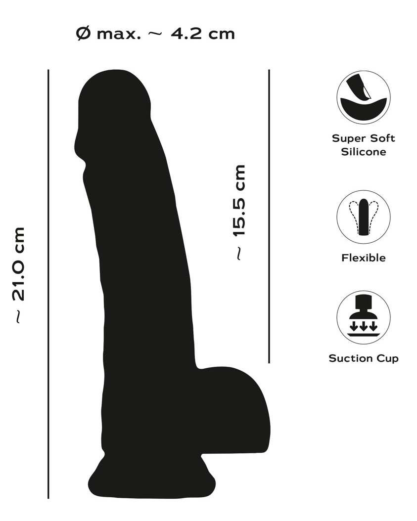 PRIDE! – Dildo de silicona multicolor con ventosa