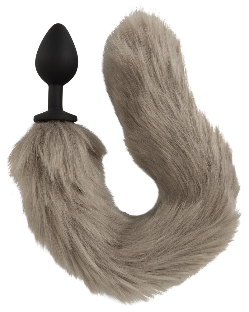 Fluffy Tail Grey