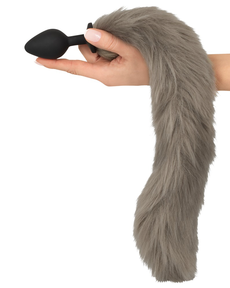 Fluffy Tail Grey