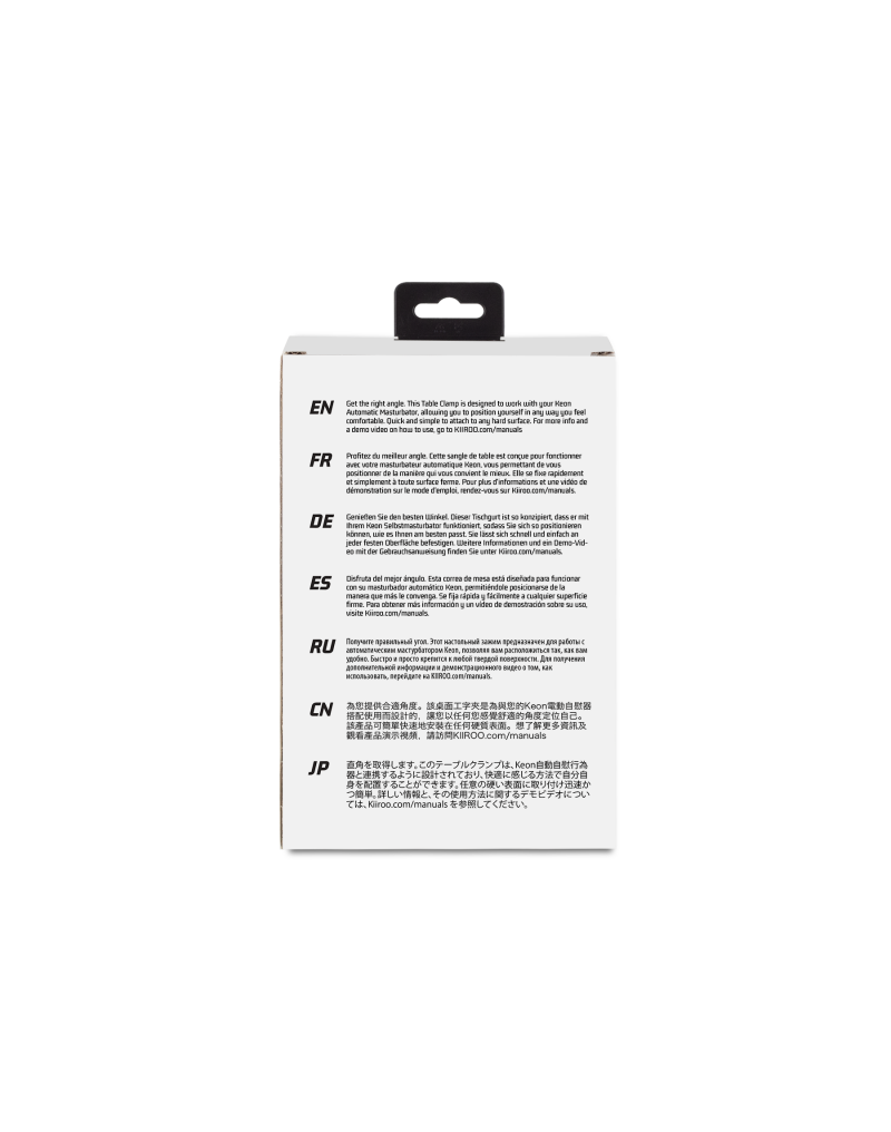 KIIROO - Abrazadera de mesa para masturbador KEON