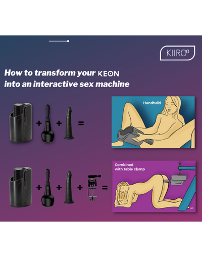 KIIROO - Adaptador Dildo para Masturbador KEON (sin dildo)