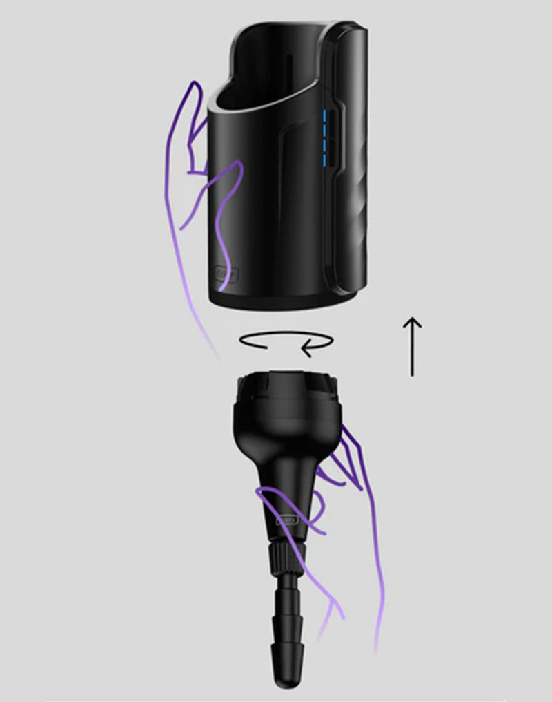 KIIROO - Vacuum Lock System Dildo for KEON Masturbator 

