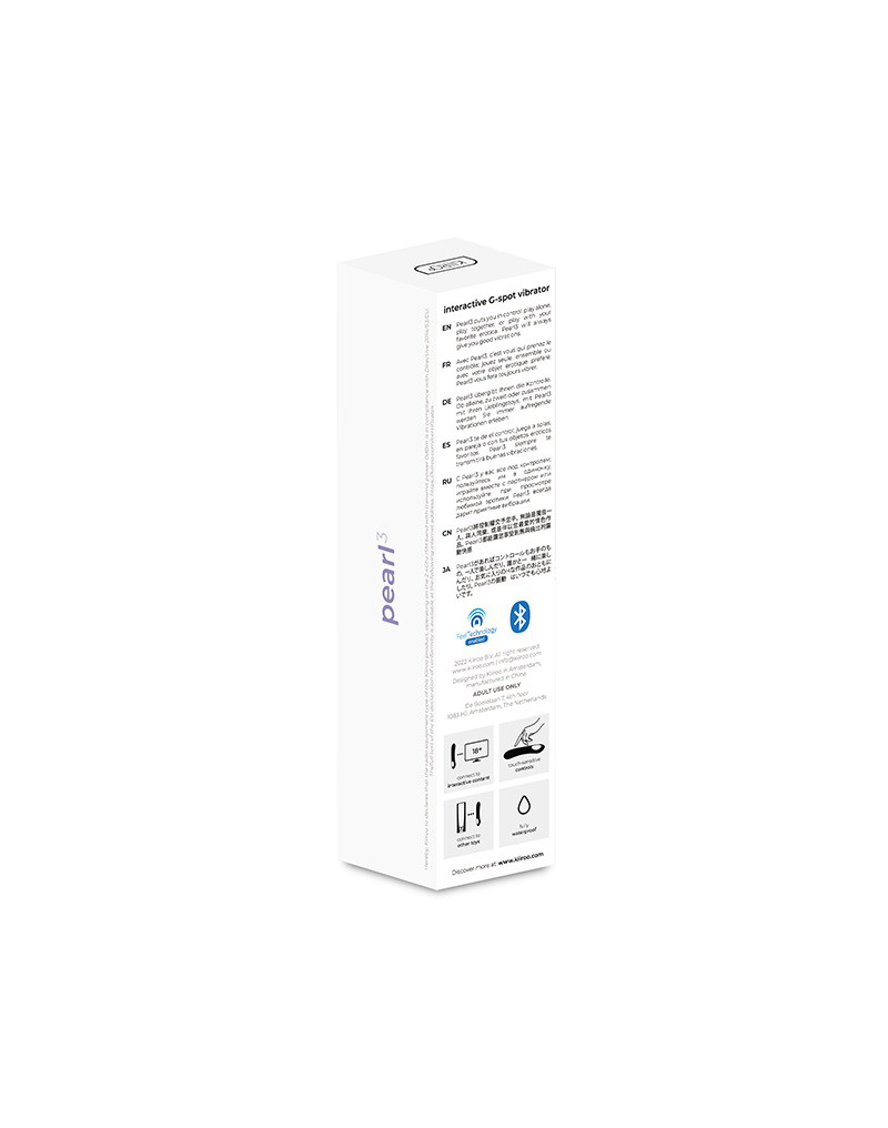 Kiiroo - Pearl 3 - Vibrador Punto G Interactivo