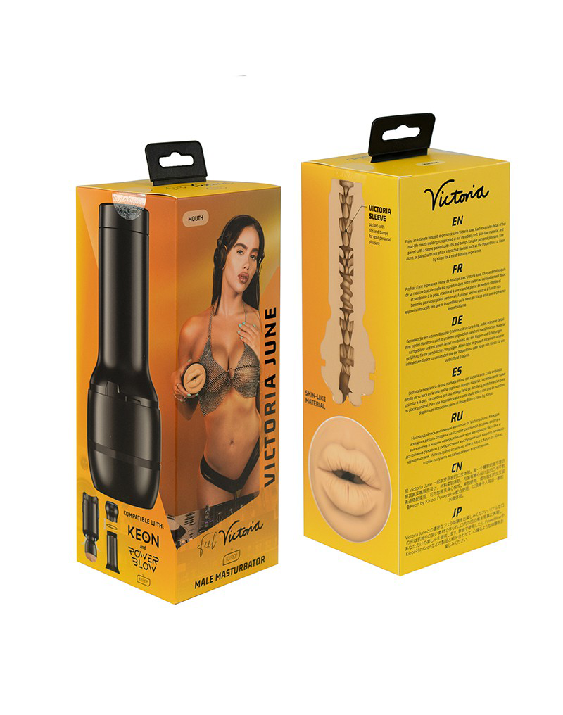 Kiiroo - FeelStar Victoria June Mund Stroker