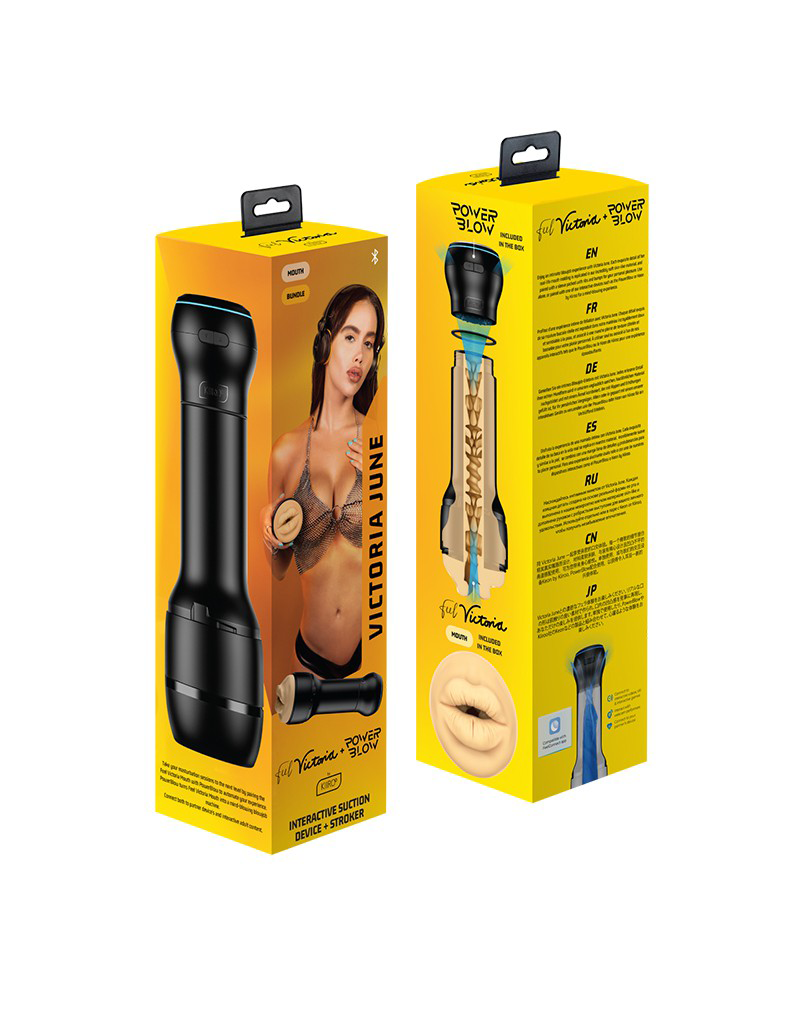Kiiroo - Combo Set - Victoria June - Mouth Stroker