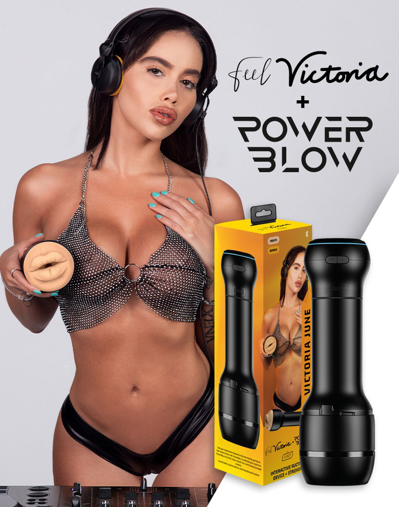 Kiiroo - Combo Set - Victoria June - Mouth Stroker