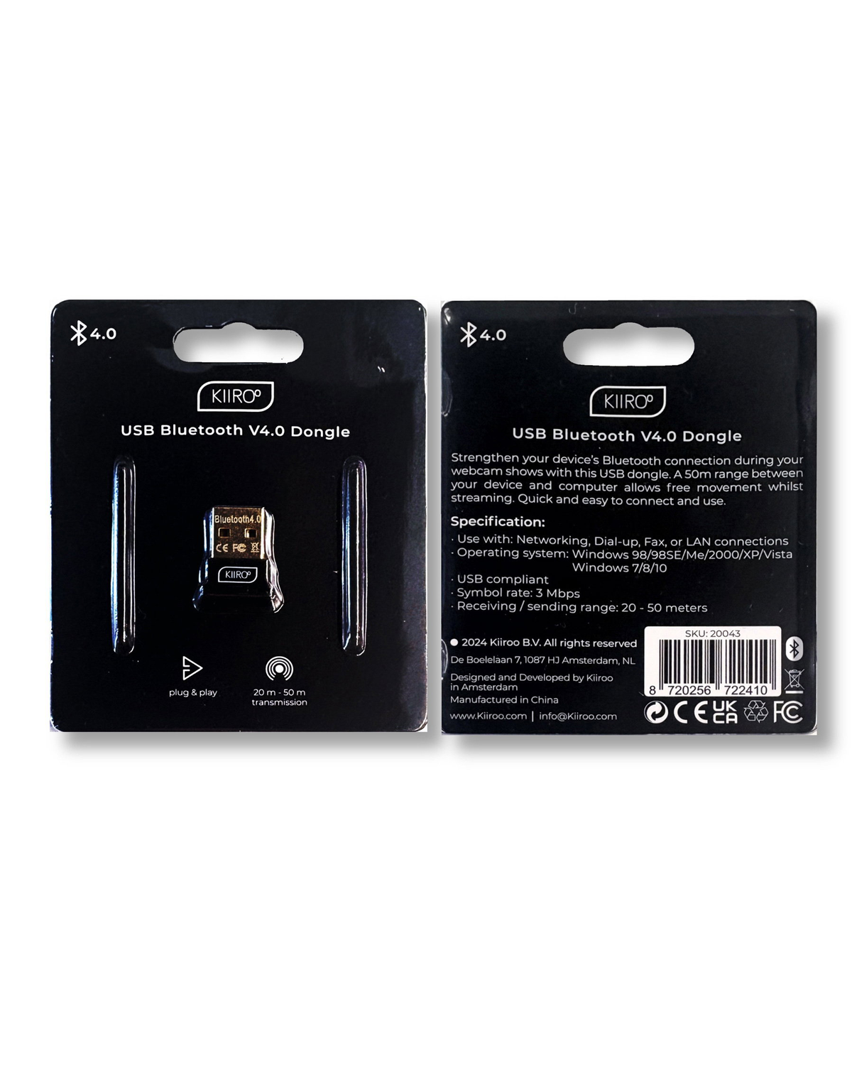 KIIROO – USB-Bluetooth-V4.0-Dongle
