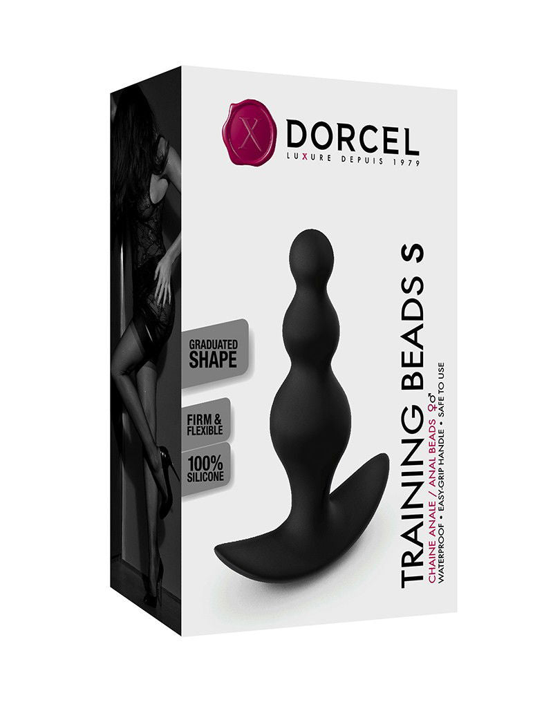 Dorcel Training Beads S – Bolas Anales (Negro)