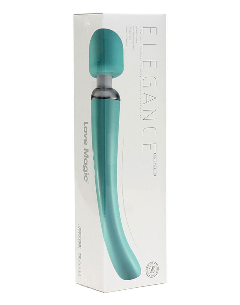 Love Magic – Elegance Recharge – Varita masajeadora recargable (Verde)