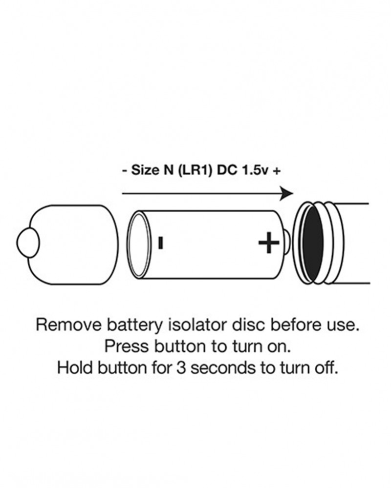 Rocks-Off – RO-80mm Chrome – Klassische Vibrationskugel 
