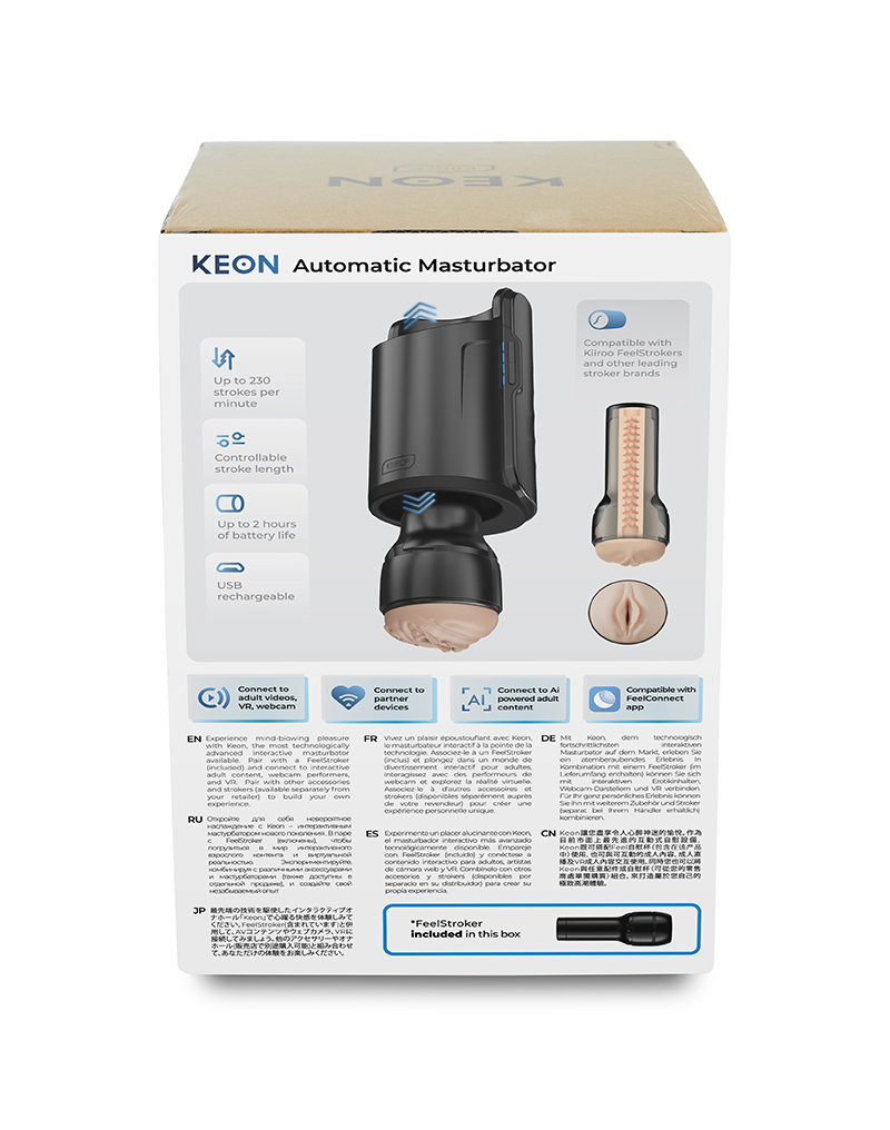 KIIROO - KEON Masturbador automático con Feel Stroker