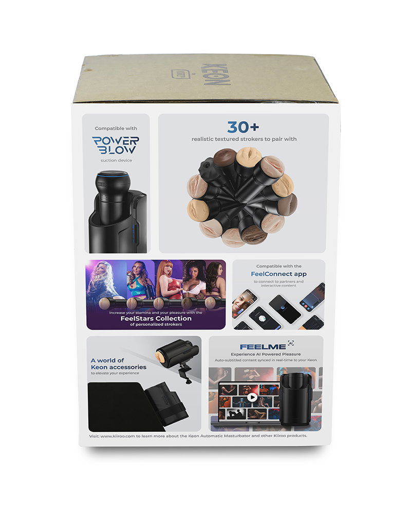KIIROO - KEON Masturbador automático con Feel Stroker
