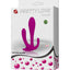 Pretty Love Edgar Doble Penetración Dildo – Silicona Suave (Color Rosa Intenso)