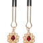 Rimba – Nipple Clamps with Golden Charm