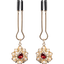 Rimba – Nipple Clamps with Golden Charm