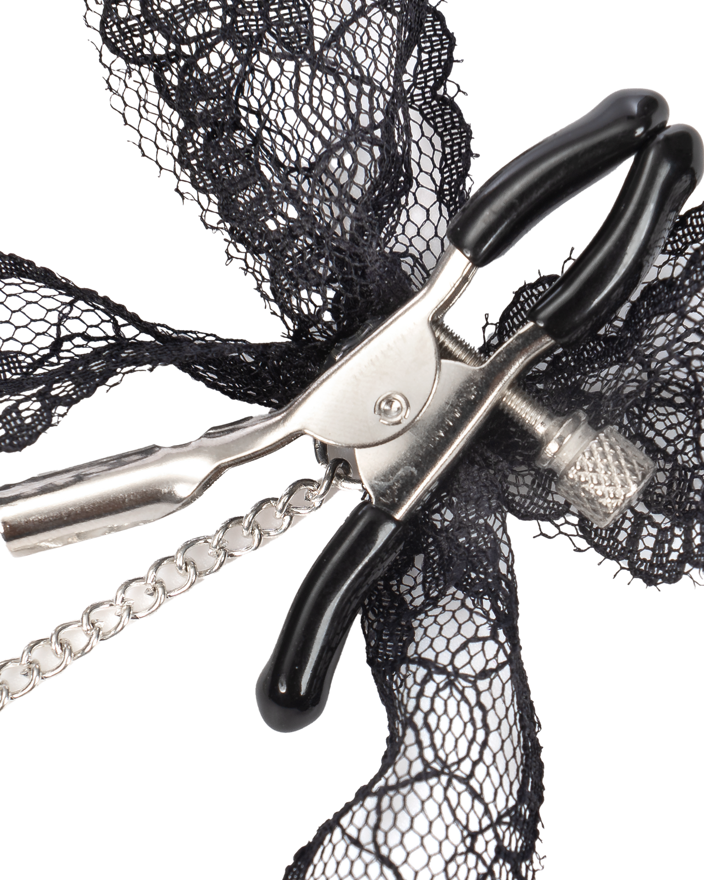 Rimba – Pinzas para Pezones con Encaje y Cascabel