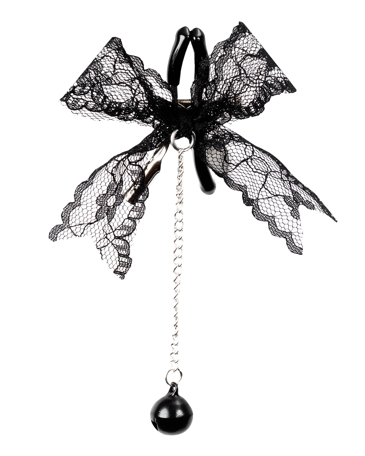 Rimba – Pinzas para Pezones con Encaje y Cascabel