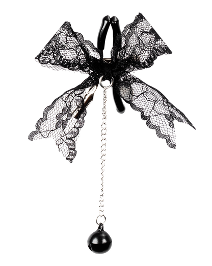 Rimba – Pinzas para Pezones con Encaje y Cascabel