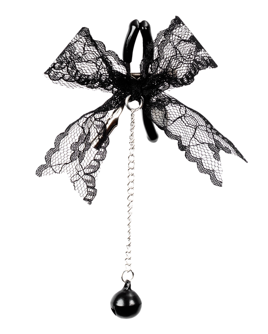 Rimba – Pinzas para Pezones con Encaje y Cascabel