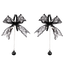 Rimba – Nipple Clamps with Lace and Bell