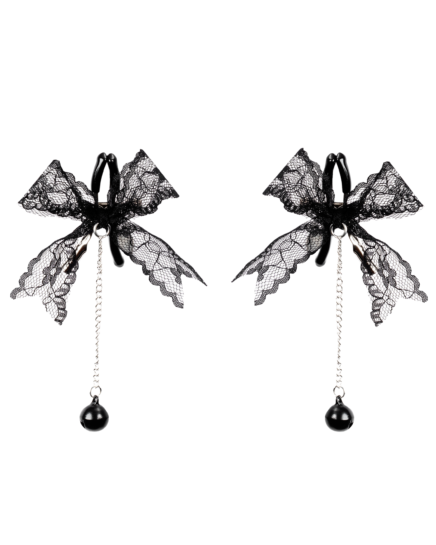 Rimba – Pinzas para Pezones con Encaje y Cascabel